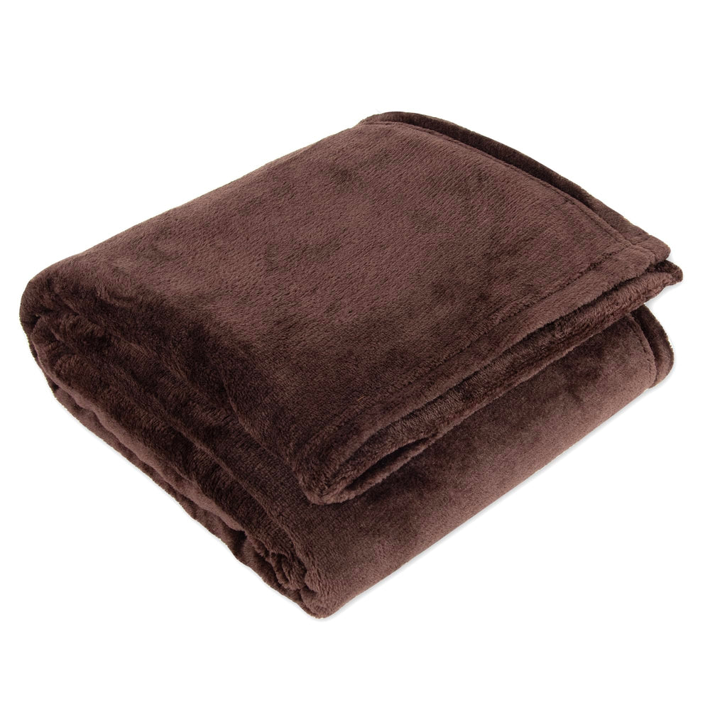 Bulk Fleece Throw Blankets 24 Pack 50x60 Polyester