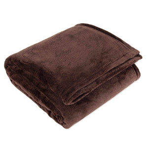 Bulk Fleece Throw Blankets 24 Pack 50x60 Polyester