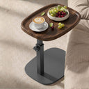 C-Shape Side Table with Adjustable Height