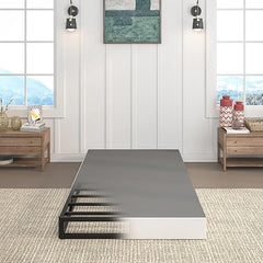 7 Inch Metal Box Spring Mattress Foundation – Heavy Duty, Noise-Free