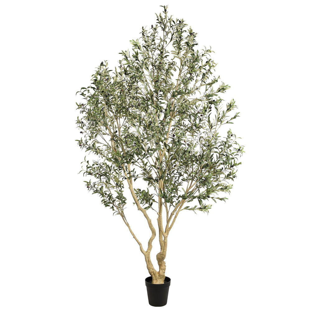 Large Artificial Olive Tree with Realistic Leaves and Olives