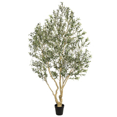 Large Artificial Olive Tree with Realistic Leaves and Olives