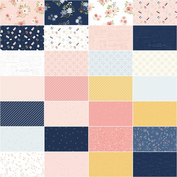 Between the Pages 28 Fat Quarter Bundle – 100% Cotton Quilting Fabric
