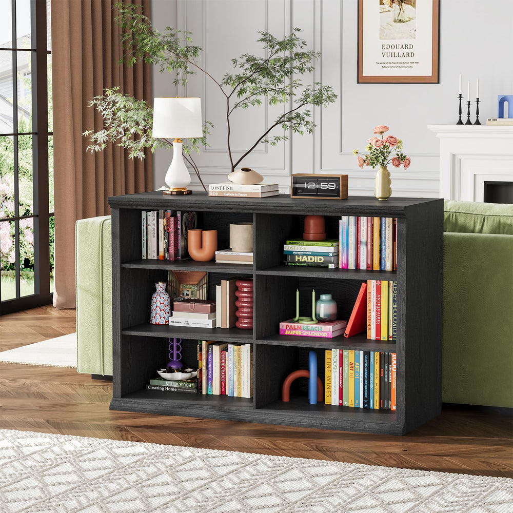 47.2" Wide 3-Tier Bookcase with Anti-Tip Kit