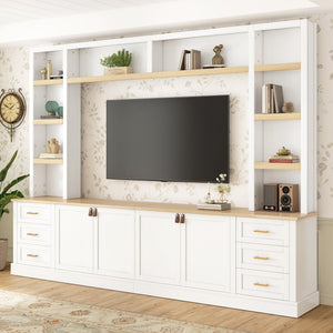 102.3" Farmhouse Entertainment Center TV Stand