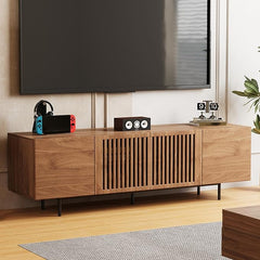 70.87" Mid-Century Modern TV Stand with 4 Storage Compartments