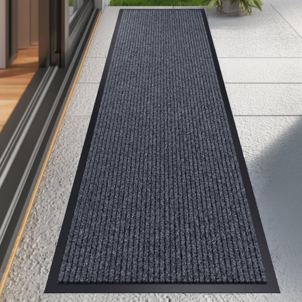Indoor Outdoor Heavy Duty Door Mat with Non-Slip Rubber Backing