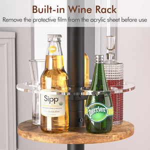 3-Piece Counter Height Bar Table & Barstool Set