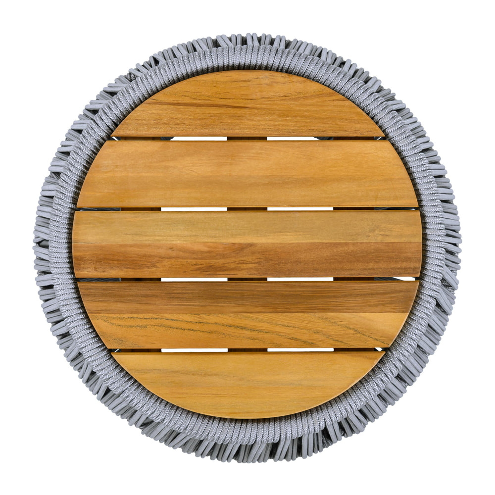 Bohemian Round Outdoor Side Table