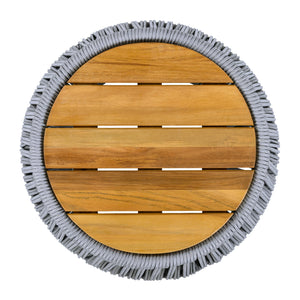 Bohemian Round Outdoor Side Table
