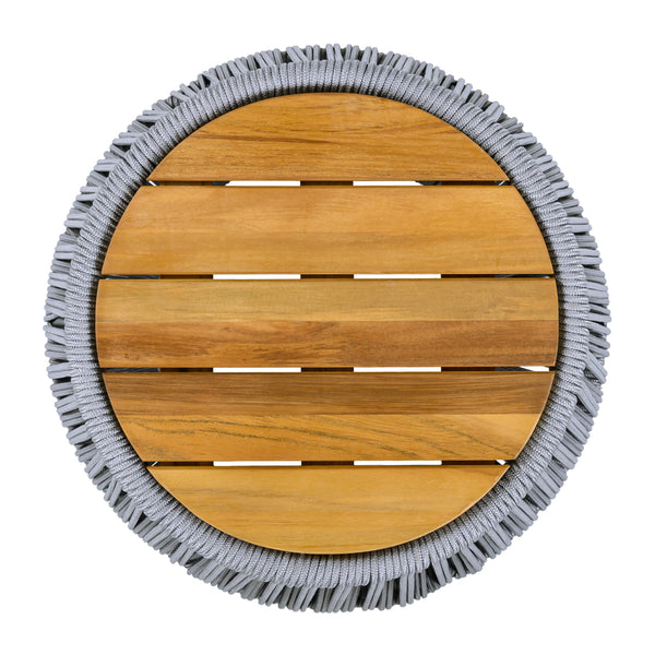 Bohemian Round Outdoor Side Table