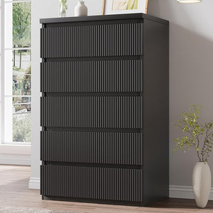 Fluted 5-Drawer Dresser