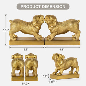 Bulldog Bookends Set of 2