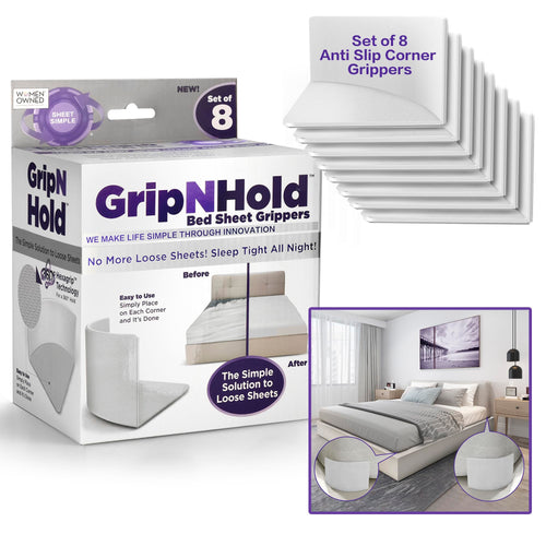 360° Bed Sheet Holder – Non-Slip Sheet Tightener & Corner Gripper