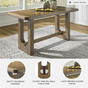 Counter Height Dining Table – Dark Brown