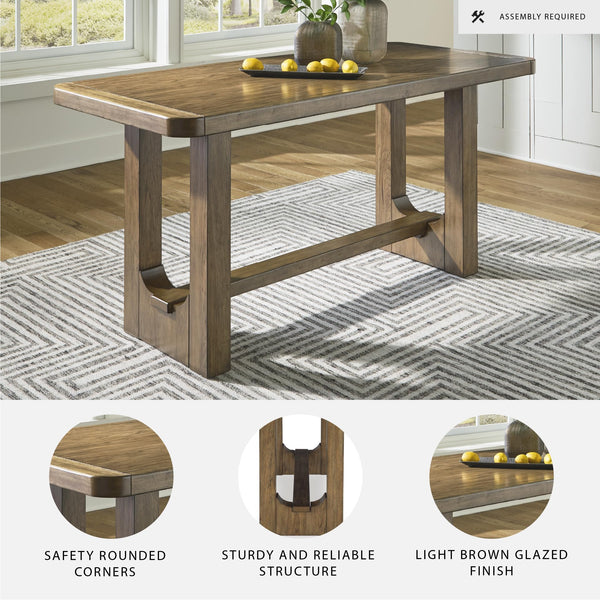 Counter Height Dining Table – Dark Brown