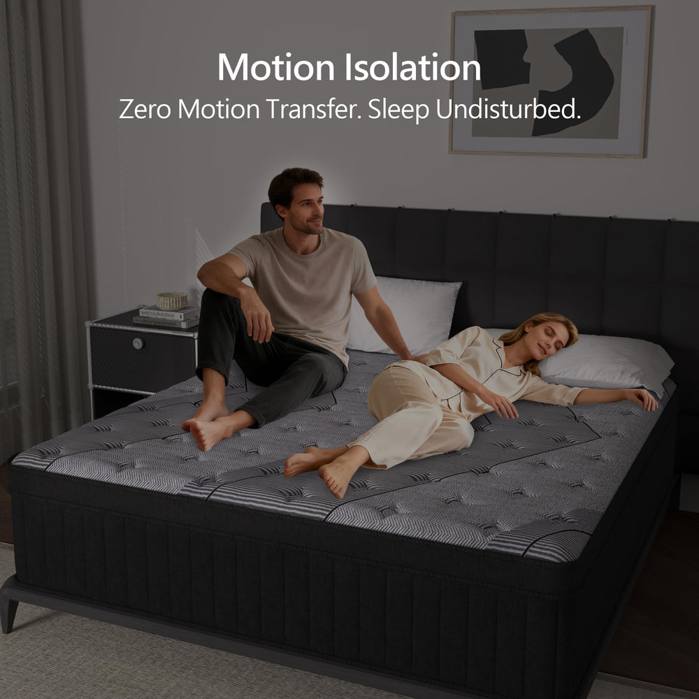 12-Inch Hybrid Mattress – Medium Firm, Pocket Springs & Memory Foam