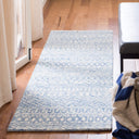 Handmade Wool Runner Rug 2'3" x 7' – Moroccan Boho Geometric