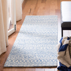 Handmade Wool Runner Rug 2'3" x 7' – Moroccan Boho Geometric