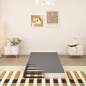 5 Inch Low Profile Metal Box Spring Mattress Foundation – Noise-Free, 3000 lbs