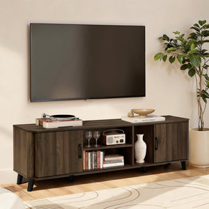 70" Mid-Century Modern TV Stand with Storage