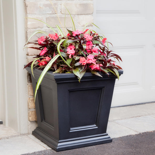16-Inch Square Self-Watering Planter
