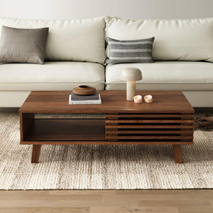 Mid-Century Modern Coffee Table with Storage