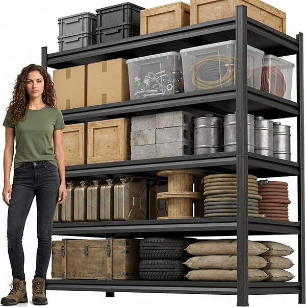 Heavy Duty 5-Tier Metal Storage Shelving Unit