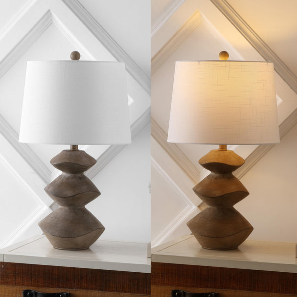 Coastal 3-Stack Cairn LED Table Lamp