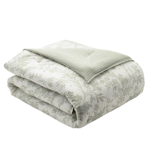Floral Cotton Duvet Cover Set with Matching Shams