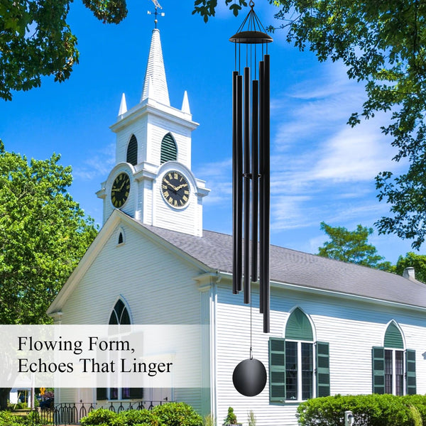 74 Inch Extra Large Outdoor Wind Chimes – Deep Tone Aluminum