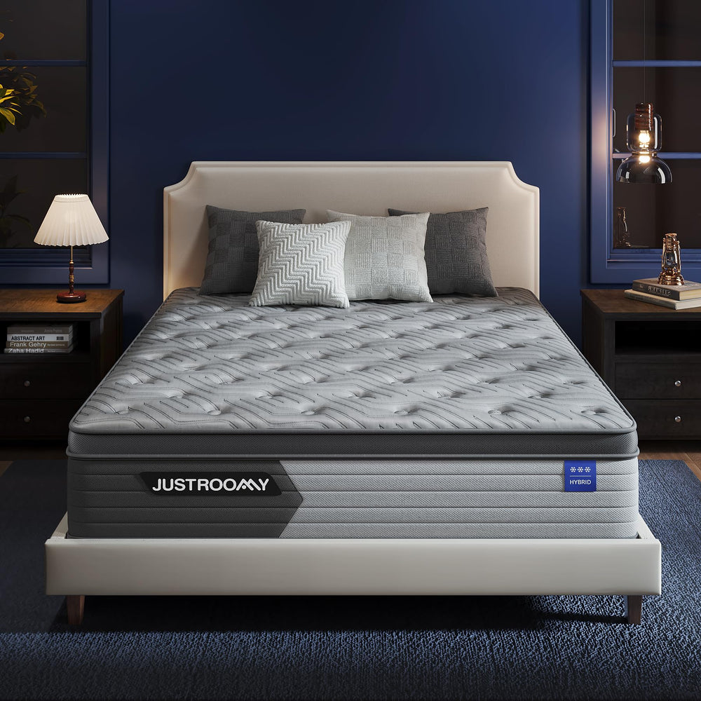 Hybrid Cooling Mattress – Firm Support, Gel Memory Foam & Pocket Springs