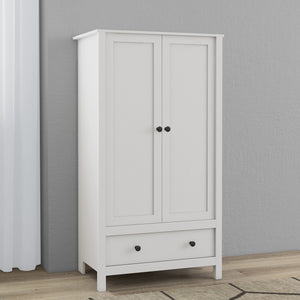 2-Door Wardrobe with Drawer