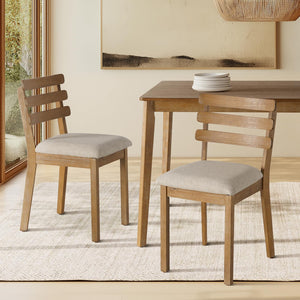 Farmhouse Dining Table Set with Chairs and Bench