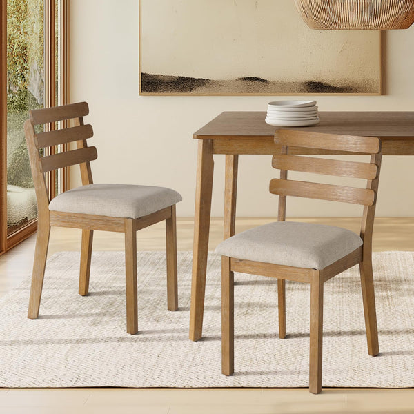 Farmhouse Dining Table Set with Chairs and Bench