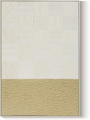 Abstract Face Framed Canvas Wall Art 45x30