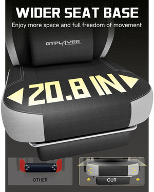 Big & Tall Gaming Chair with Footrest & Recliner