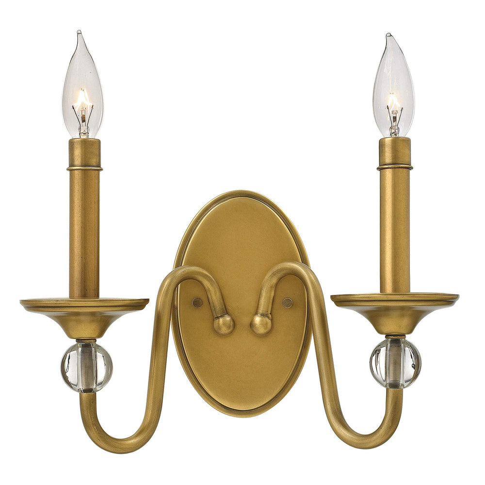 Two-Light Candelabra Wall Sconce – Traditional Style