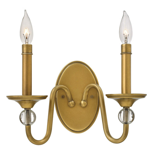 Two-Light Candelabra Wall Sconce – Traditional Style