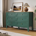6-Drawer Dresser with TV Stand, 47" Wide