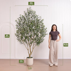 Artificial Olive Tree – 8FT Indoor with Planter