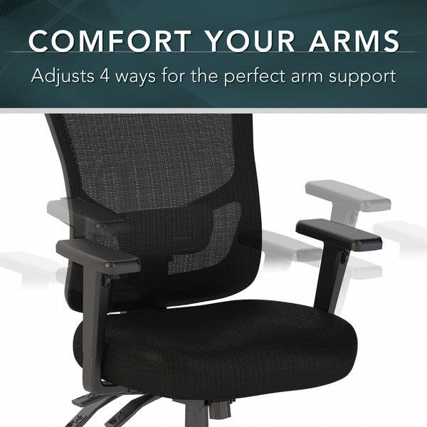 Ergonomic Mesh Executive Office Chair – High Back Multifunction with Lumbar Support