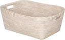 Rattan Storage Basket with Handles – Large