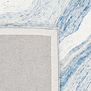 Runner Rug 2'3" x 14' – Mid-Century Modern Abstract Wool