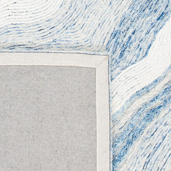 Runner Rug 2'3" x 14' – Mid-Century Modern Abstract Wool