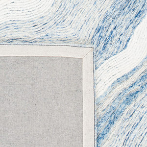 Runner Rug 2'3" x 14' – Mid-Century Modern Abstract Wool