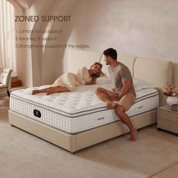 12-Inch Queen Cooling Gel Memory Foam Mattress – Medium Firm, Pressure Relief, CertiPUR-US Certified