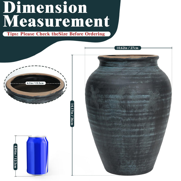 Indigo Ceramic Vase