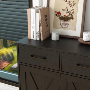Sideboard Cabinet with 2 Drawers & 2 Doors