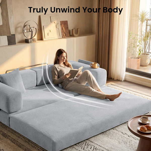 78.8" Convertible Futon Sofa Bed
